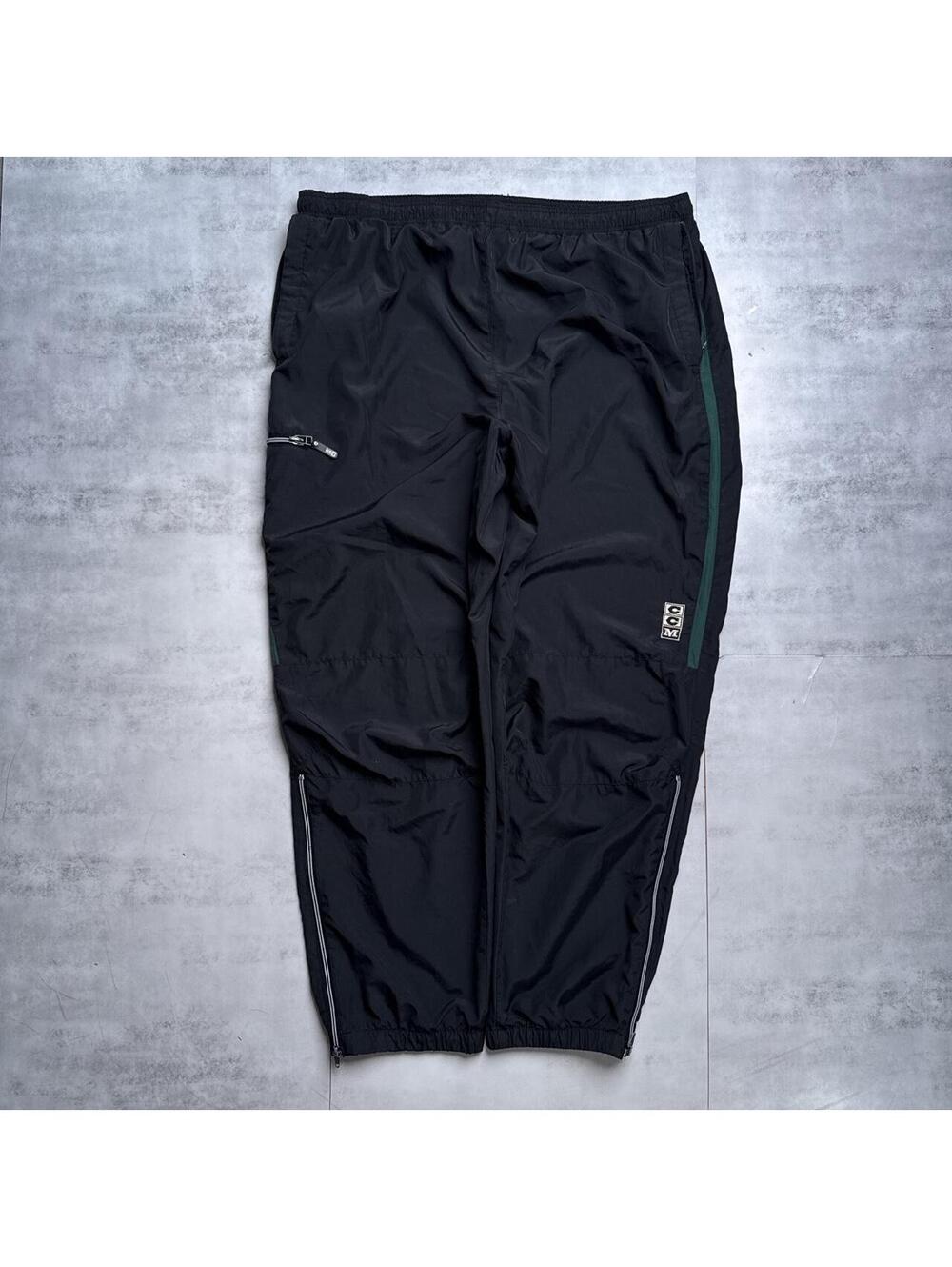 Y2K CCM Hockey Black 00s Track Pants